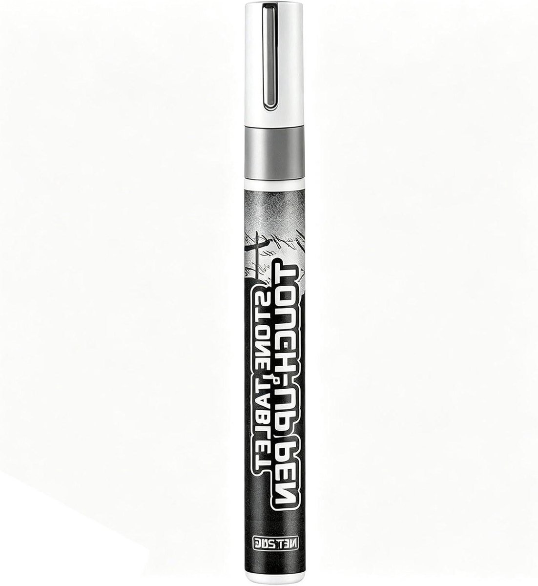 Grafsteen Marker - Inscriptie Stift Steen - Opschriften Vernieuwen - Ondoorzichtige Dekkende Formule - 08 mm Punt - Zilverkleurig