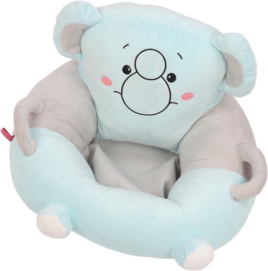 Babyfauteuil - Kinderzitje Babyzitje - Baby Zelfstandig Zitten - Ergonomische Rugsteun - 0-6 Maanden - Olifant — afbeelding 4