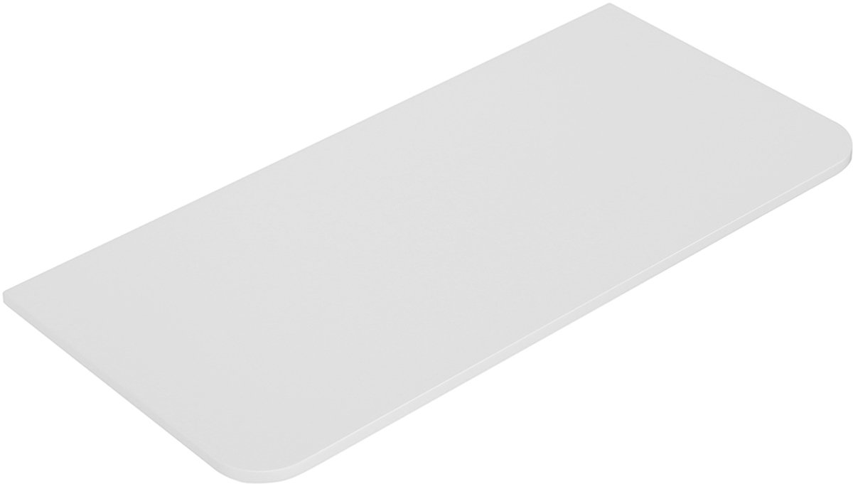 Wiesbaden Novira Topblad Afgeronde Hoeken - 100x48cm - Mat Wit
