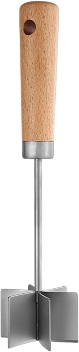 Gehakt Hakker - Vleesmolen Hamburger - Maaltijden Bereiden - Roestvrij Stalen Messen - 27 cm - Zilver