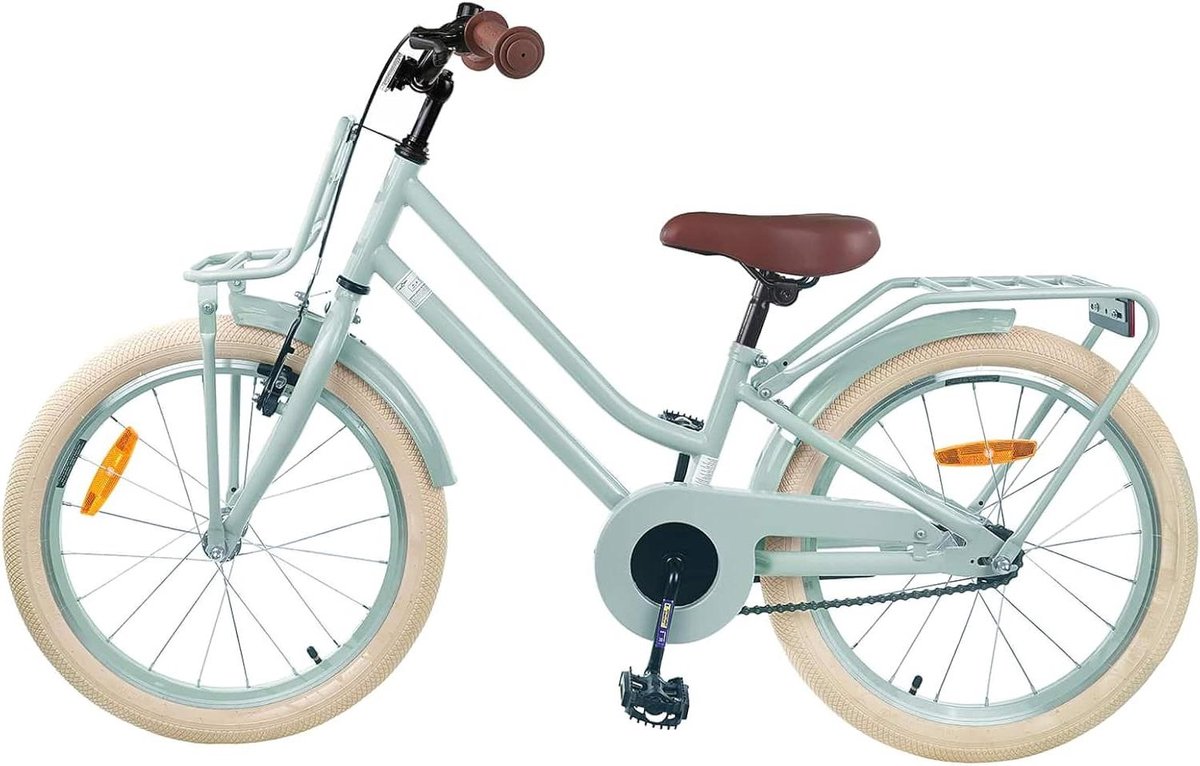 Kinderfiets sfiets sfiets Buiten Spelen Stevig Stalen Frame 18 Inch Lichtgroen