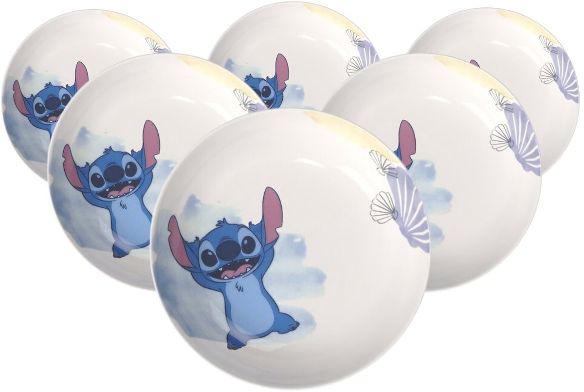 Suppenteller Disney Stitch ø 18,7 cm Set van 6