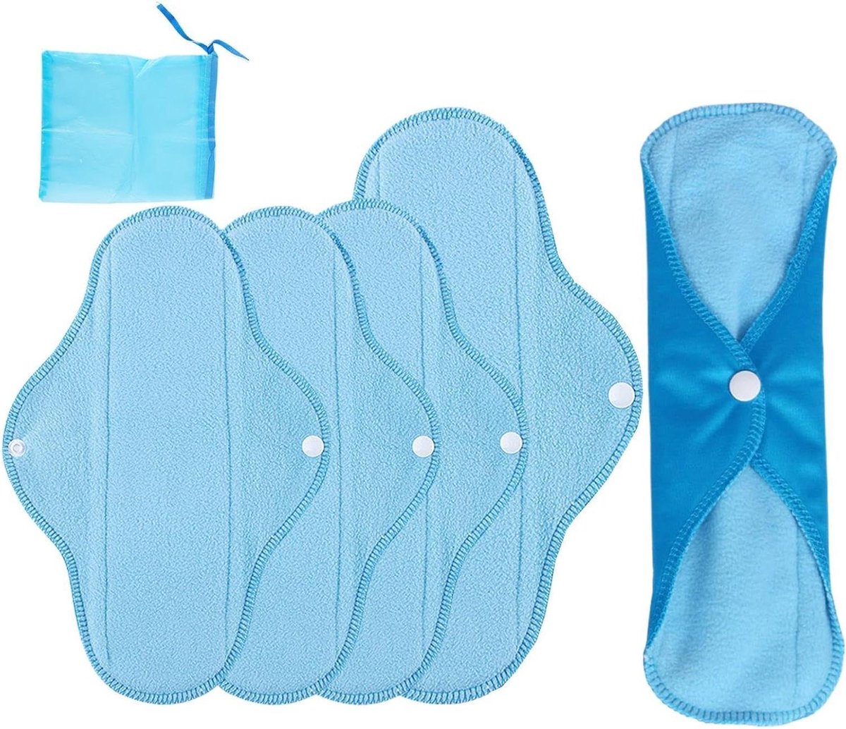 Herbruikbare Inlegkruisjes - Wasbaar Maandverband - Dagelijkse Hygiëne - Verbeterde Lekbescherming - 5 stuks - Niet gespecificeerd