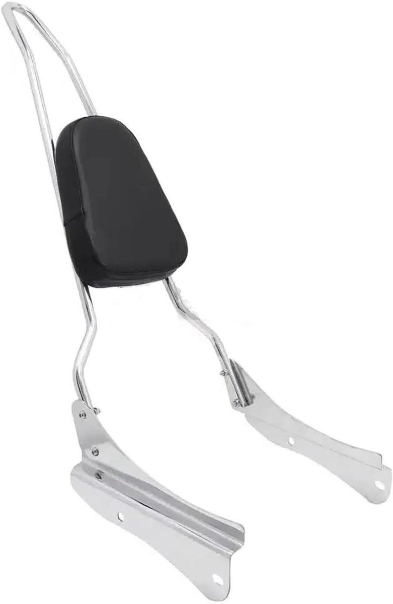 Motor Rugleuning - Passagierssteun - Comfortabele Ritten - Afneembaar Ontwerp - 3.3 kg - Zilver