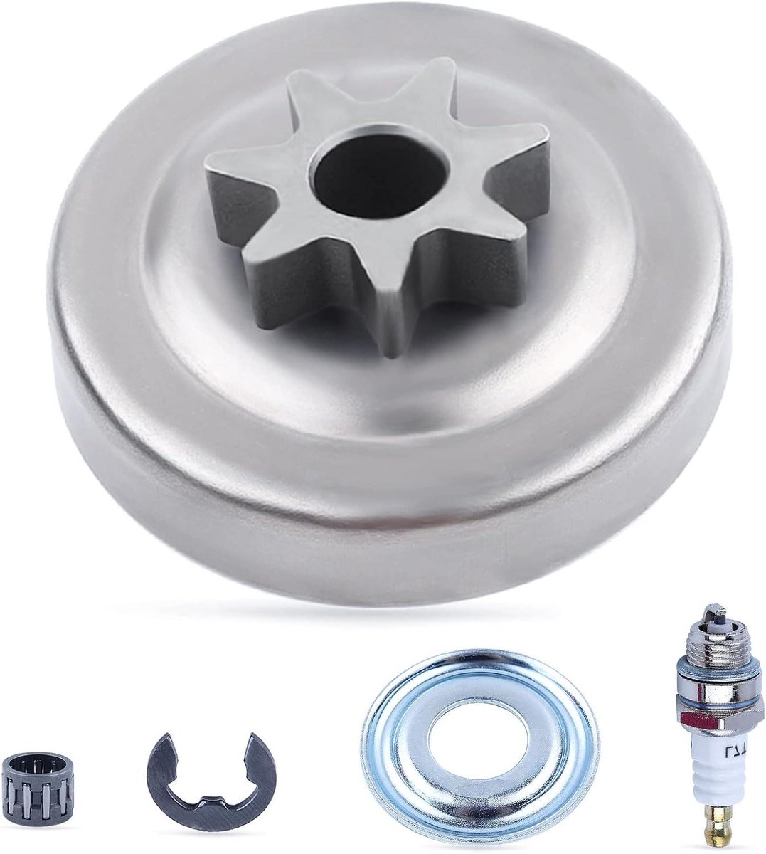 Koppelingsdrum Lager Kit - Kettingzaag Onderdelen - Kettingzaag Reparatie - 7 Tanden - 3/8 inch - null