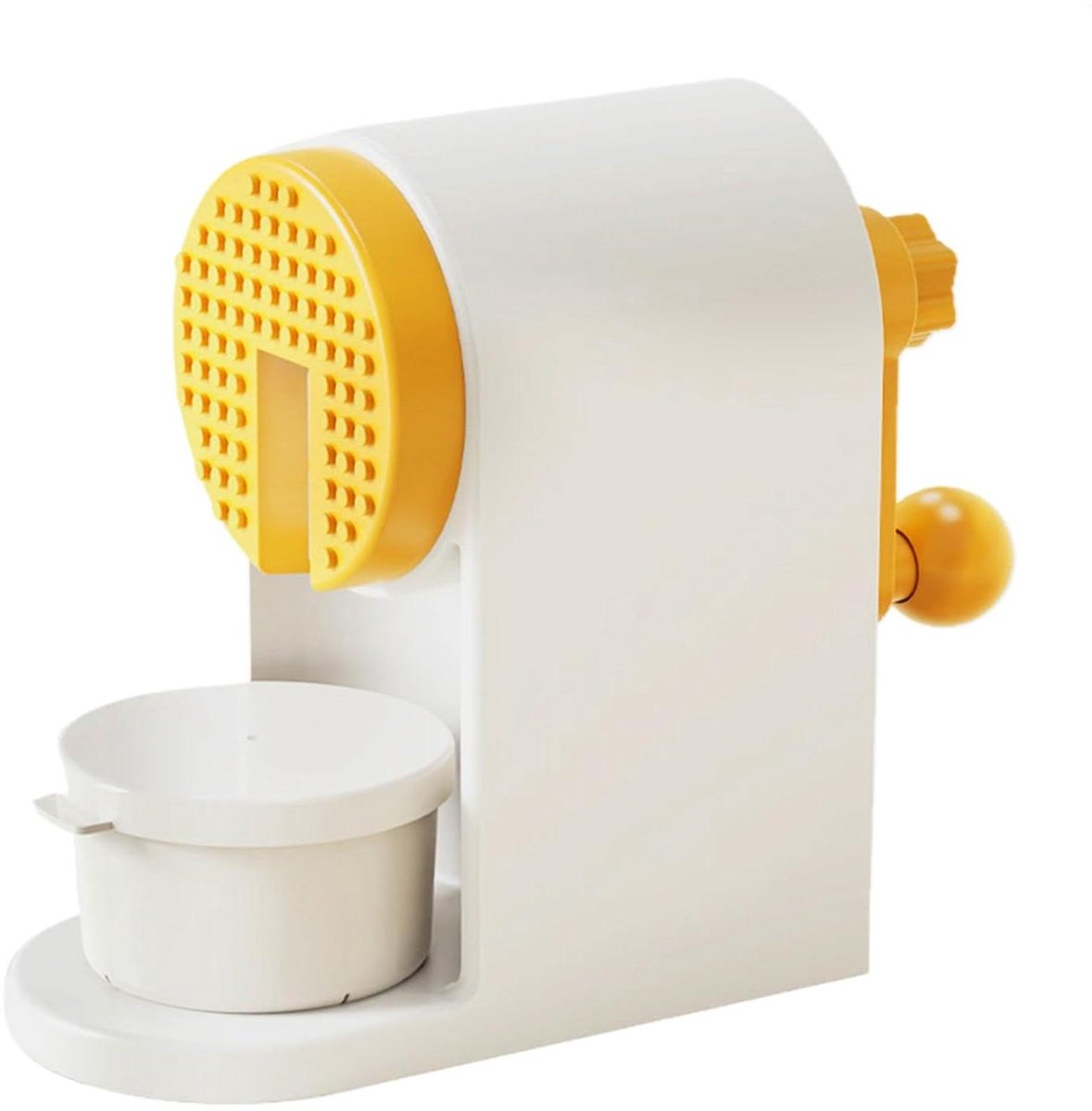 Handmatige ijscrusher - Sneeuw ijsmaker - Desserts maken - Stroomloos dubbel lagermechanisme - 22 x 12 x 22 cm - Zilver