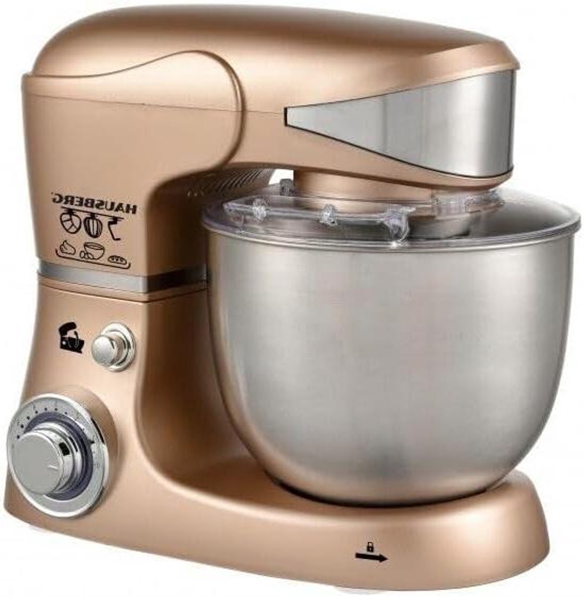 Kneedmachine - Keukenrobot - Bakken en koken - Krachtige motor - 5 liter kom - Blauw