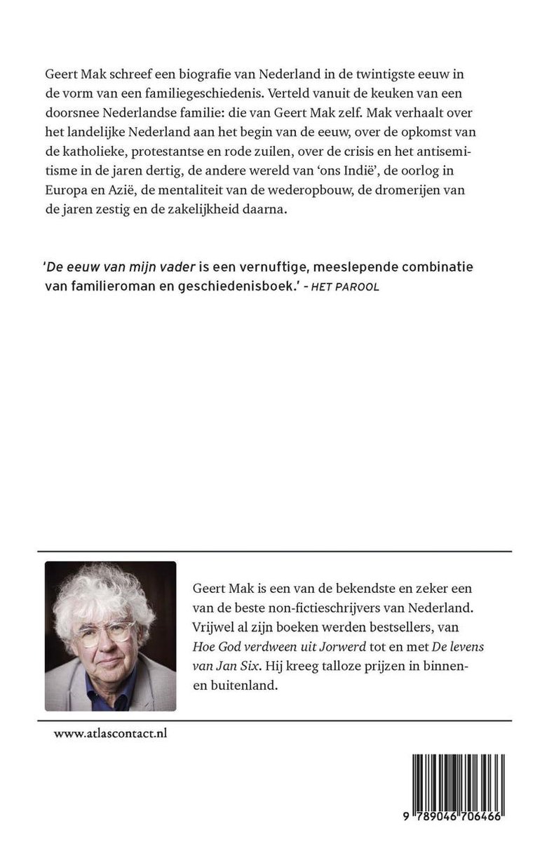 De eeuw van mijn vader (ebook), Geert Mak