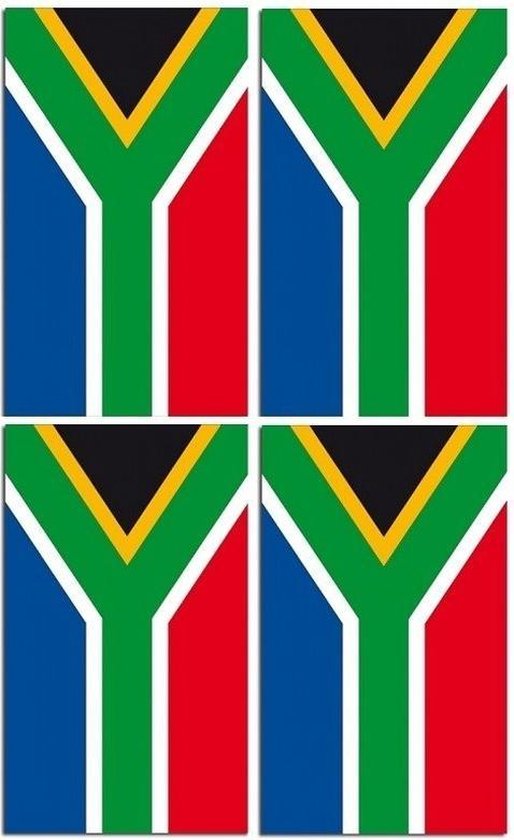 Oorzaak Onenigheid Gymnast 2x Vlaggenlijnen Zuid-Afrika - Zuid-Afrikaanse vlag - Landen thema... |  bol.com