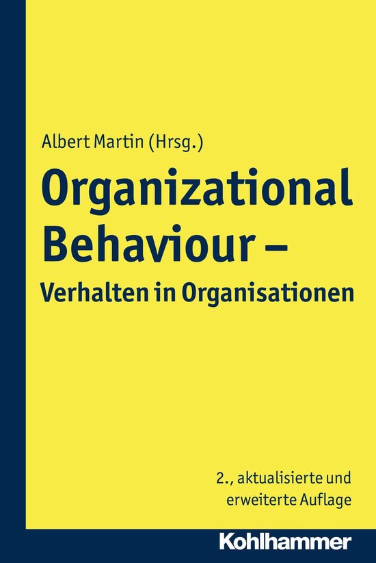 Organizational Behaviour - Verhalten in Organisationen - cover