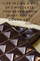 Life is like a box of chocolate. You never know what you're gonna get.