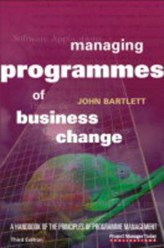 Managing Programmes of Business Change - cover