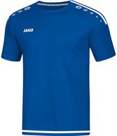 Jako Striker 2.0 Shirt Korte Mouw Kinderen - Royal / Wit | Maat: 152