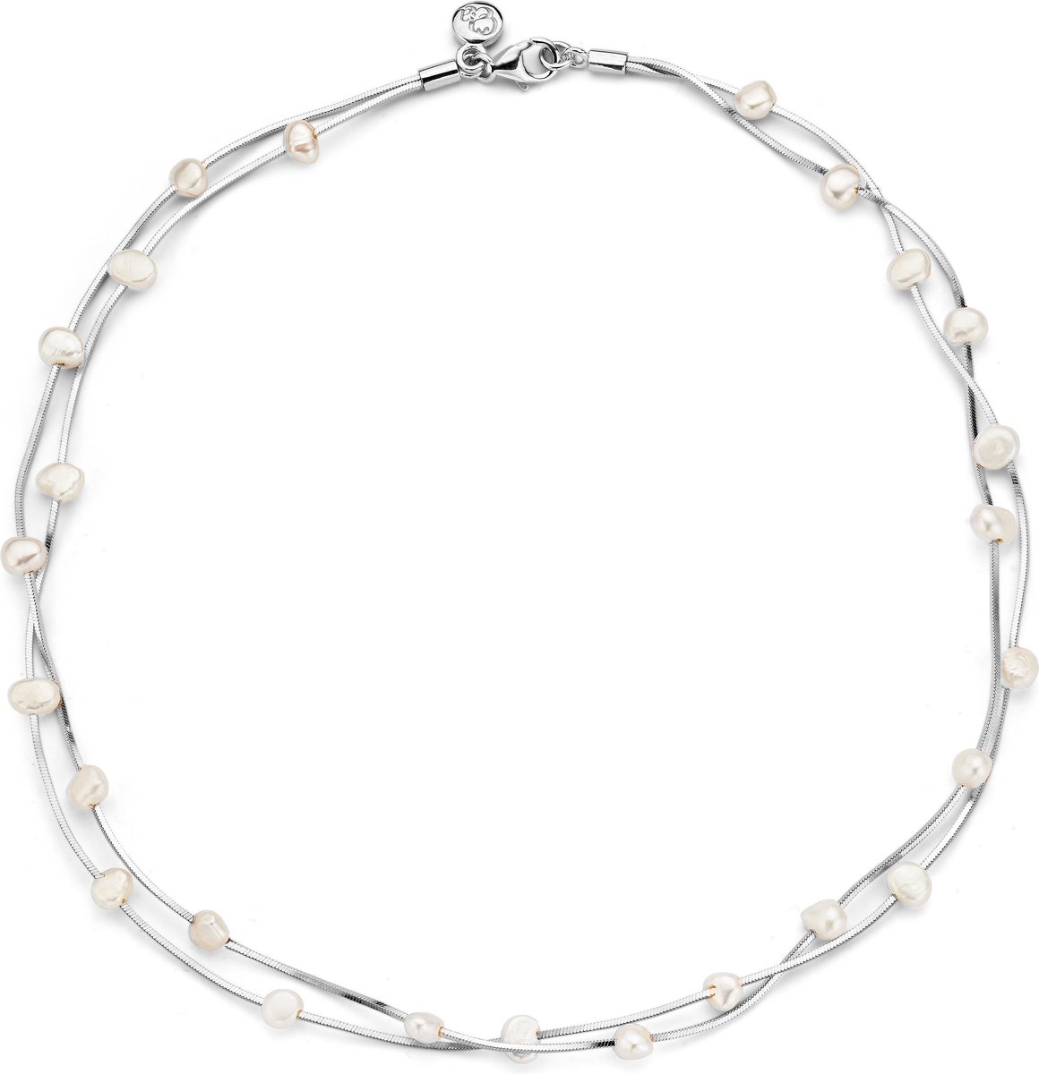 Casa Jewelry Collier Tahiti - 45cm - Zilver
