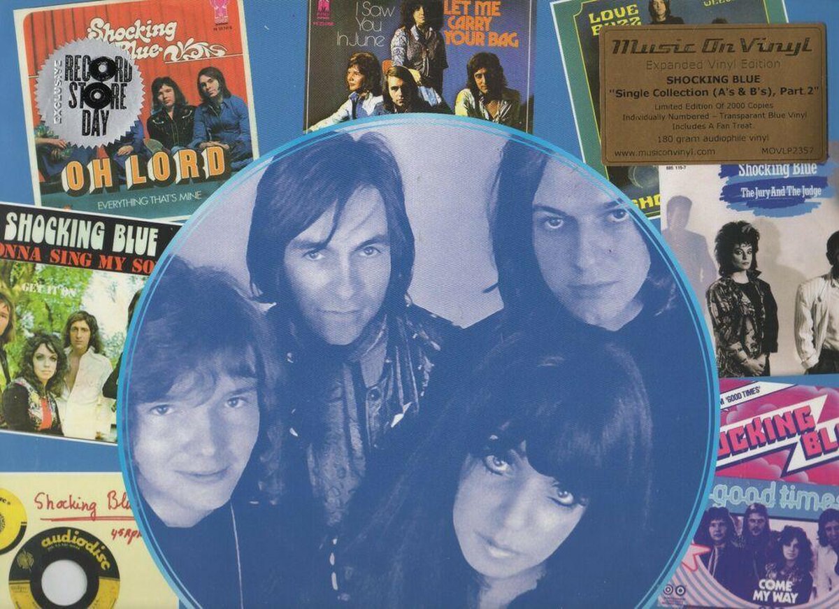 欧2LP Shocking Blue Single Collection (As & Bs), Part 2 MOVLP2357 Music On Vinyl, Red  /00660 Shocking Blue Singles Part 2 - Transparent Blue Vinyl 2xLP - 2019