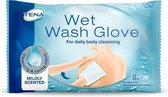 TENA Wet Wash Glove - Pack of 8