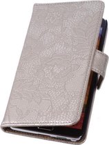 Lace Goud Samsung Galaxy Note 4 Book/Wallet Case/Cover Hoesje