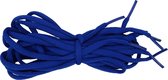 4 Schoenveters 90cm Lang 5mm Breed - Donker Blauw