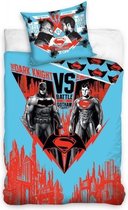 Carbotex Dekbedovertrek Batman Vs Superman 160 X 200 Cm Blauw