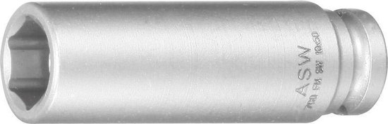 "Douille à chocs 1/4" "13mm ressort mag. Long ASW"