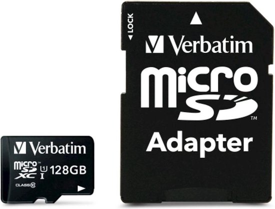 Verbatim Micro SD Kaart met Adapter 128 GB | bol.com