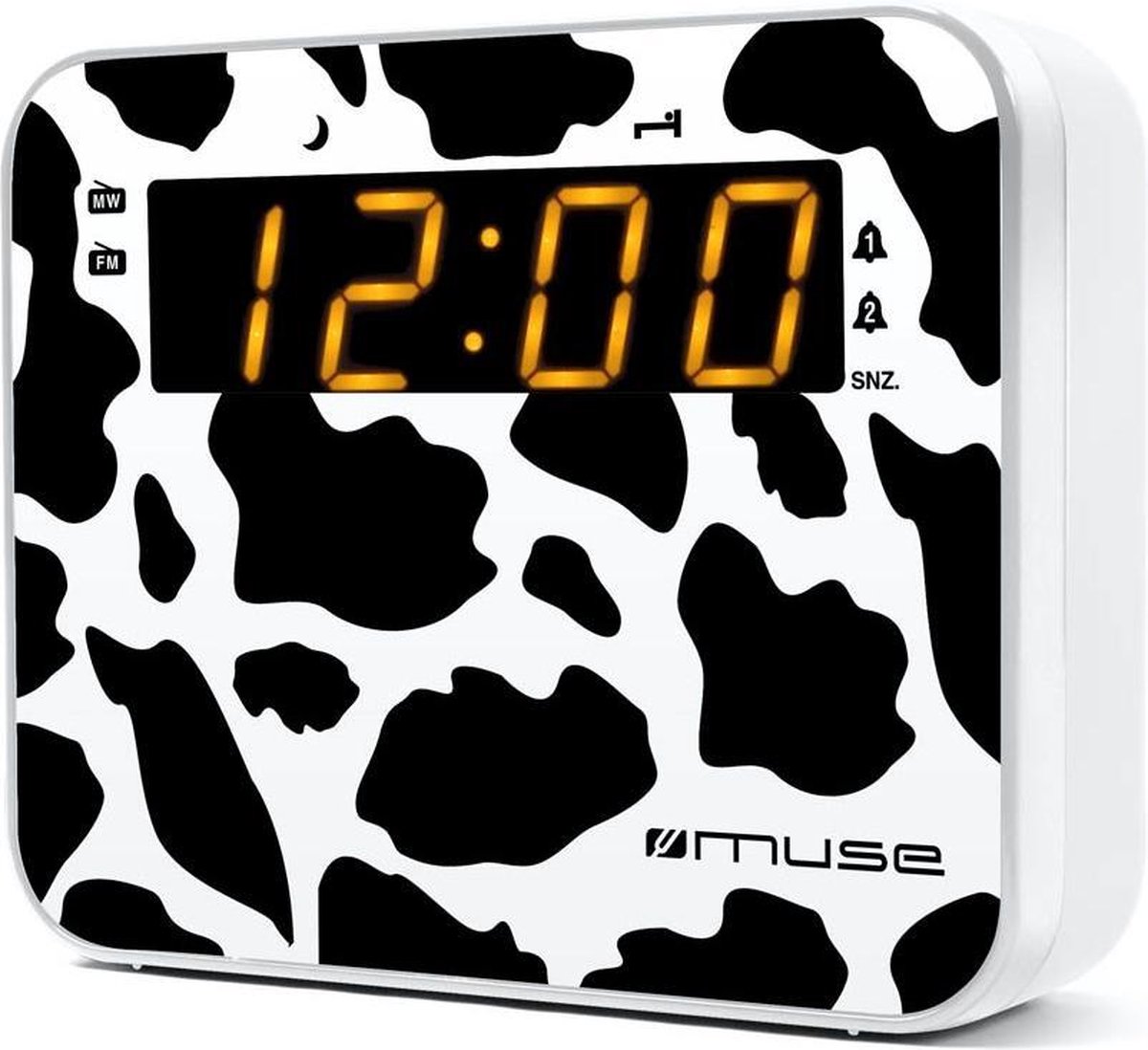 "Muse M165 CW Dual Alarm Clock Radio PLL, KuhDesign"