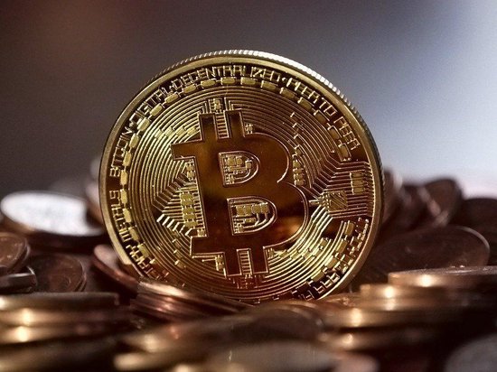 Bitcoin munt - Goudkleurig