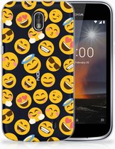 Nokia 1 TPU Hoesje Design Emoji
