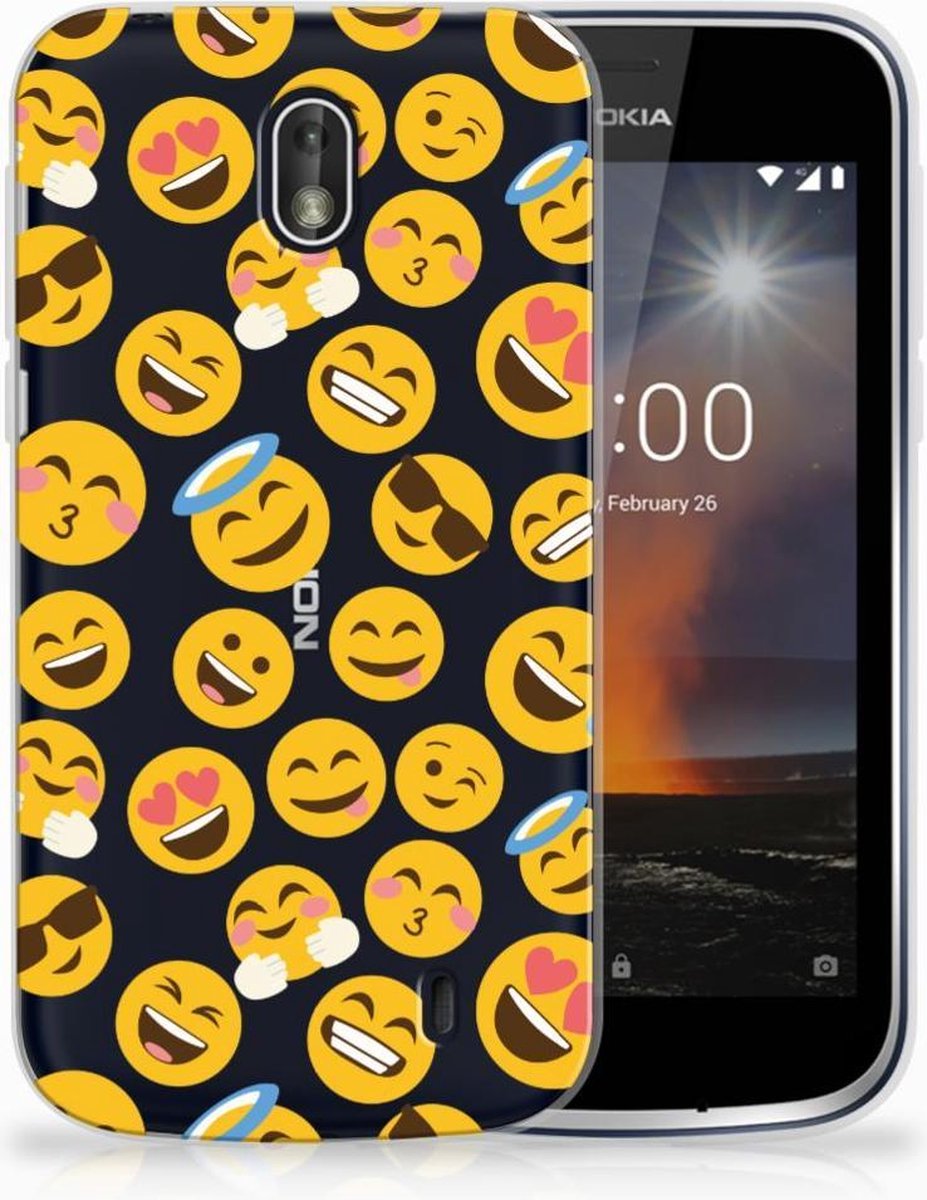 Nokia 1 TPU bumper Emoji