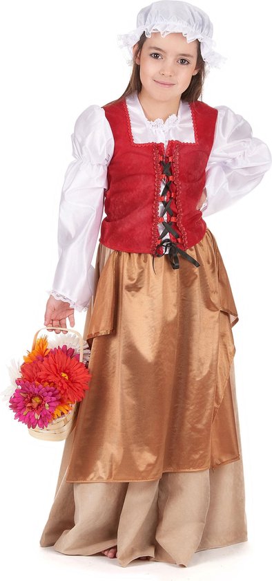 Middeleeuwse boerin kostuum voor meisjes - Verkleedkleding | bol.com