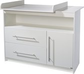 Roba Commode Maren 117 X 75 X 98,5 Cm Hout/rvs Wit