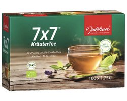 P. Jentschura 7x7 Kruidenthee voor een bewuste balans 100 Theefilters om te ontzuren