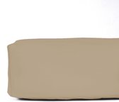 Y-NOT - Effen Hoeslaken Matras - Katoen - 180x200+30 + 30 cm - Mosterd,Geel