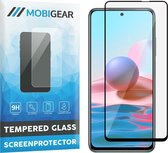 Mobigear Gehard Glas  Screenprotector voor de Xiaomi Redmi Note 10(S) - Zwart