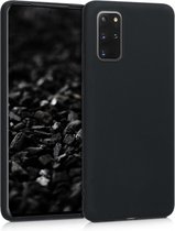 kwmobile telefoonhoesje voor Samsung Galaxy S20 Plus - Hoesje voor smartphone - Back cover in mat zwart