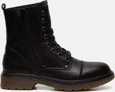 Ann Rocks Veterboots zwart - Maat 39