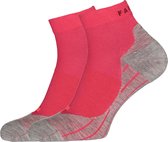 FALKE RU4 Short anti-blaar katoen functioneel materiaal hardloopsokken dames rood - maat 37-38