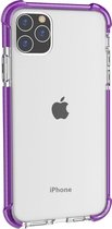 Apple iPhone 11 Pro Hoesje - Mobigear - Full Bumper Serie - Hard Kunststof Backcover - Transparant / Paars - Hoesje Geschikt Voor Apple iPhone 11 Pro