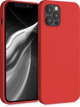 kwmobile telefoonhoesje voor Apple iPhone 12 Pro Max - Hoesje voor smartphone - Back cover in rood
