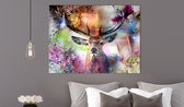 Schilderij - Romantic Stag-90x60