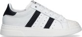 Hip H1261 Lage sneakers - Leren Sneaker - Meisjes - Wit - Maat 32