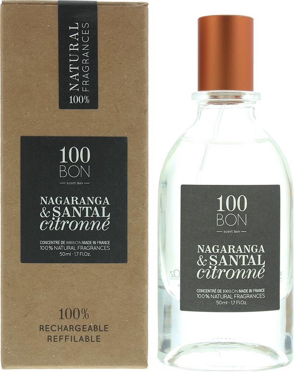 100 Bon Nagaranga & Santal Citronne Concentree De Parfum Spray (unisex Refillable) 50 Ml For Men