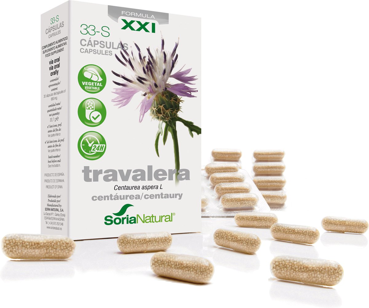 Soria 33-s Travalera 200 Mg 30 Caps