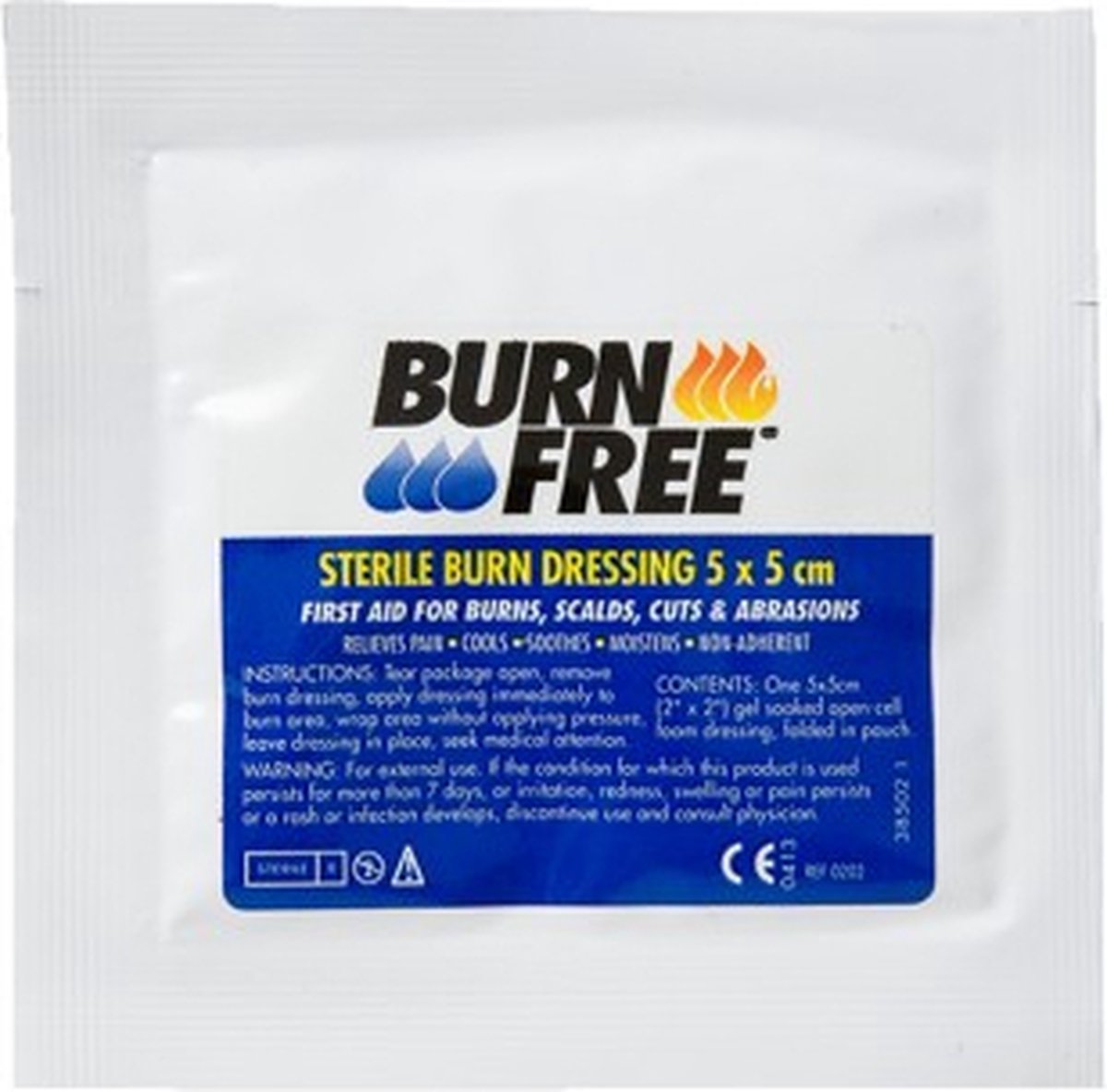 Goedkoopste Burnfree brandwonden kompres 5 x 5 cm