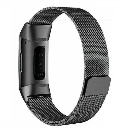 Bracelet milanais Fitbit Charge 4 - noir - Dimensions: Taille L