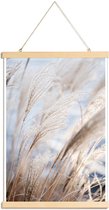 JUNIQE - Posterhanger Grass 5 -40x60 /Bruin & Wit