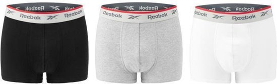 REEBOK TRUNK OVETT zwart/grijs gemêleerd/wit S