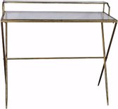 PTMD Emily Glass Side-table Goud Metaal