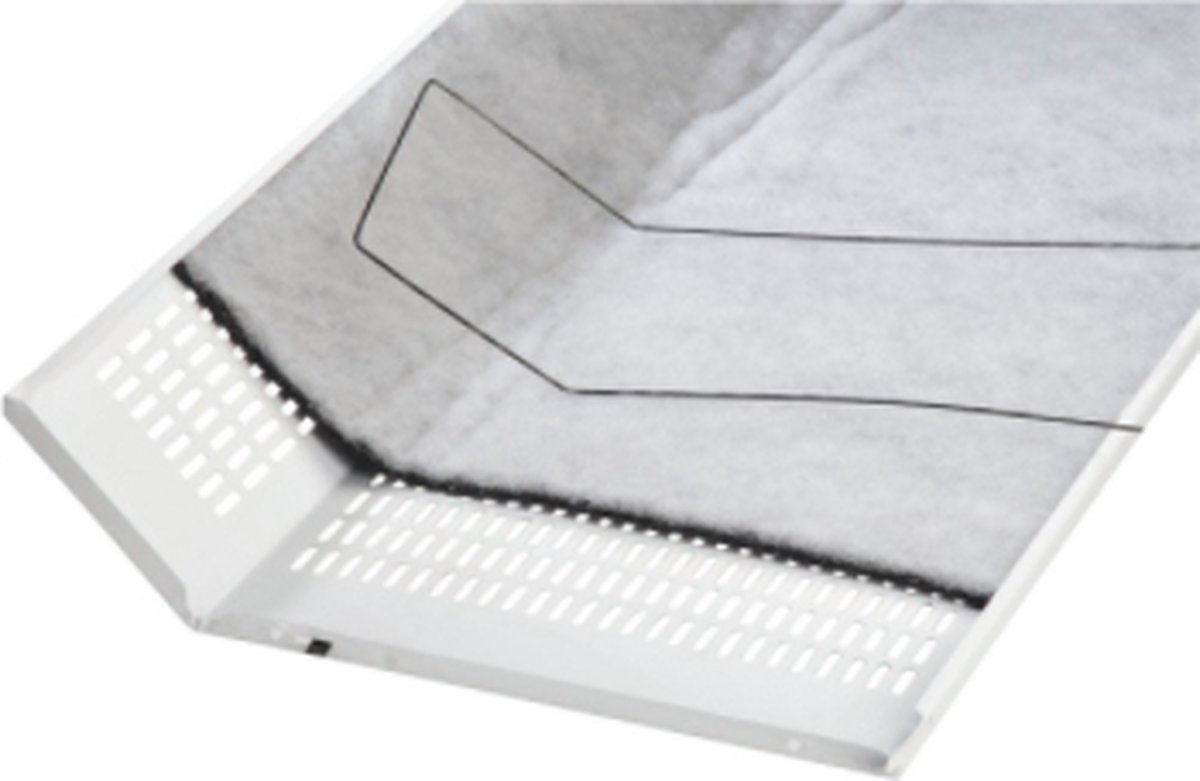 Vhbw 4x Filtres à charbon actif compatible avec Gorenje DF6130E TW150 hotte aspirante - 19 cm