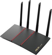 ASUS RT-AX55 - Draadloze router - AiMesh - Wifi 6 - AX - Zwart
